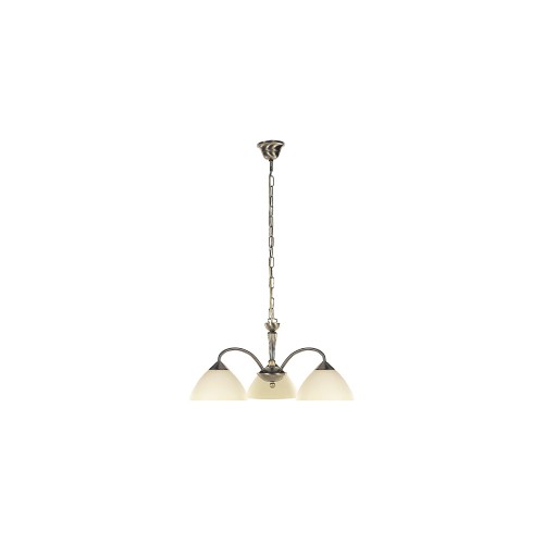 CANDELABRU CLASIC CU ABAJUR DIN STICLA CREM REGINA 8173 RABALUX