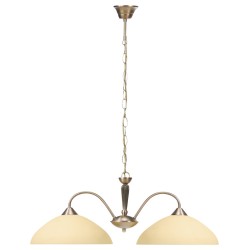 CANDELABRU CLASIC CU ABAJUR DIN STICLA CREM REGINA 8177 RABALUX