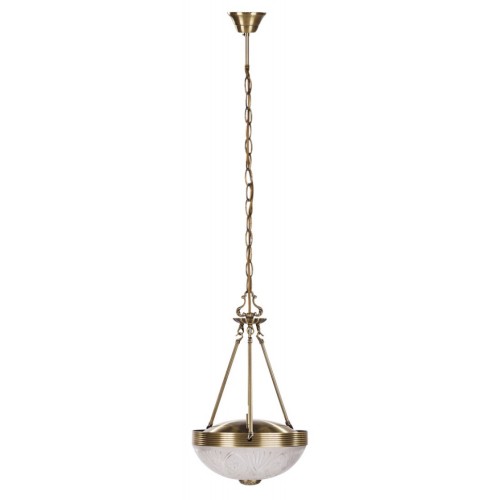 CANDELABRU BRONZ CU ABAJUR DIN STICLA ALBA ANNABELLA 8637 Rabalux