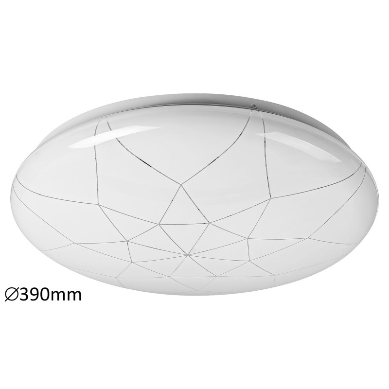 Plafoniera LED din metal si plastic alb DAMIEN 5540 RABALUX