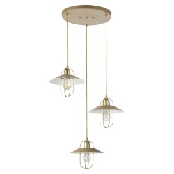 Suspensie Nesrin auriu E27 3x MAX 40W 3520 Rabalux