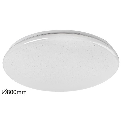 Plafoniera LED structura metalica/plastic alb efect de sclipici DANNY 5447 RABALUX