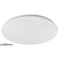 Plafoniera LED structura metalica /plastic alb efect de sclipici DANNY 5450 RABALUX