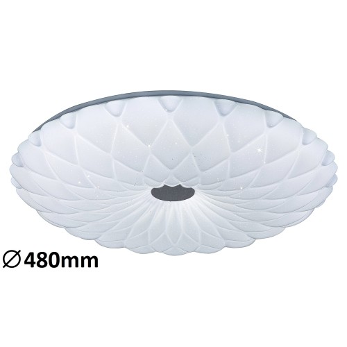 Plafoniera LED moderna metal alb cu telecomanda PRIMROSE 1427 RABALUX