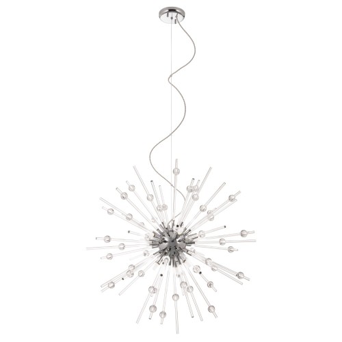 Lustra Genesi din sticla metal cromat 9X42W G9 IGN P9 10 50 Incanti
