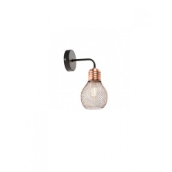 Aplica Edison 01-1575 1 x E27 negru + cupru Smarter