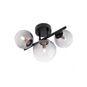 Lustra Astra 01-3988, 3 x G9, negru + fumuriu, moderna