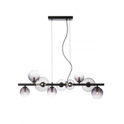 
									Lustra Astra 01-3989, 9 x G9, negru + fumuriu, moderna