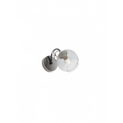 
									Aplica Aspera 02-969 1 x E14 negru transparent Smarter