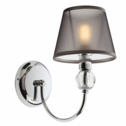 
									Aplica Gwen 02-953, 1 x E14, crom + negru Smarter