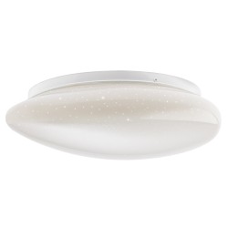 Plafoniera LED Dreamer 05-906, 18W, 1200lm, lumina neutra, alb cu efect de sclipire
