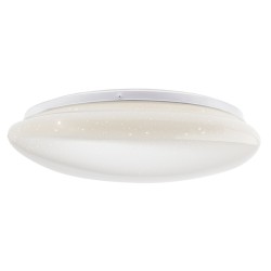 Plafoniera LED Dreamer 05-907, 36W, 2500lm, lumina neutra, alb cu efect de sclipire