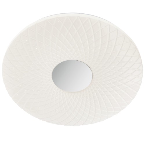 Plafoniera LED Flora 05-856, 24W, alb cu efect de sclipire