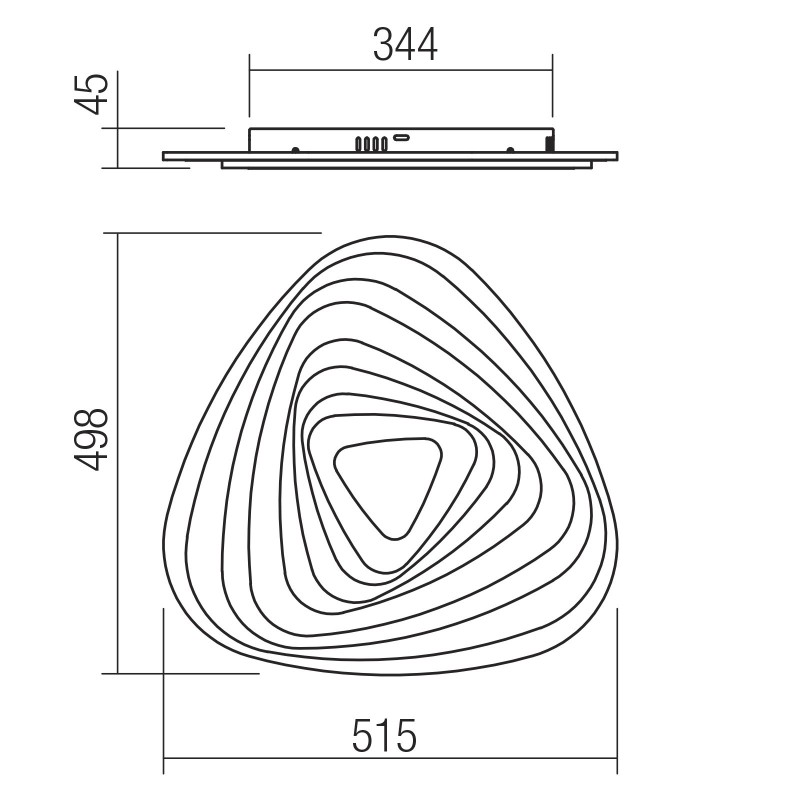 Plafoniera LED Stratos TR 01-2336 Smarter
