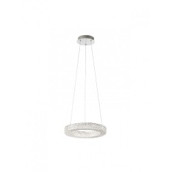 Suspensie LED Metis 01-1389, 24W, efect de cristal