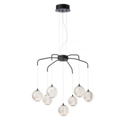 Lustra Gianet Neagra 7xE14 01-4040 Smarter