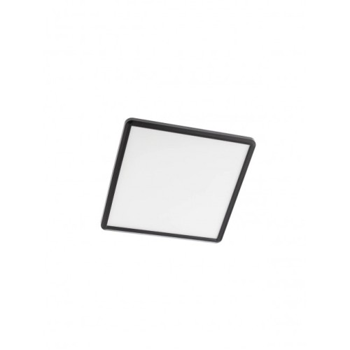 Plafoniera LED Memo patrat 24W IP54 D300 negru mat 05-937 Smarter