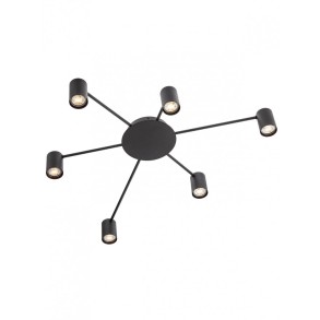 Corp de iluminat NOA PL 6X10W GU10 BK 01-4052