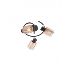 Aplica/Plafoniera Pons 04-525 3xE27 negru mat-aur roz Smarter