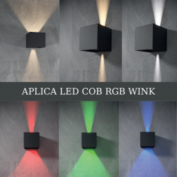 
									Aplică pentru exterior WINK LED COB RGB 90291 Smarter