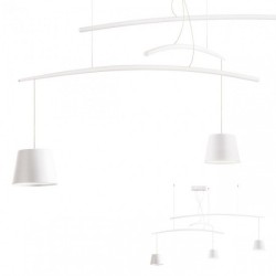 
									SUSPENSIE LOLLI LED 3x6W 3000K METAL 01-1524 WHITE