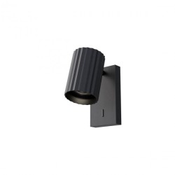 
									Aplica pentru interior Delphi 1X50W GU10 on/off negru mat 01-2549 Redo