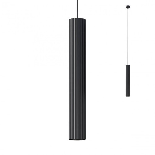 Pendul Delphi negru mat H500 1X50W GU10 01-2563 Smarter