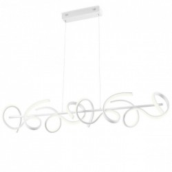 Suspensie Godart, alb mat, LED, 42W, 2814 lumeni, alb cald 3000K, 01-2105 REDO