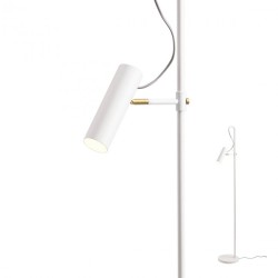 Lampadar orientabil Pivot alb mat 1xGU10 01-2370 Redo