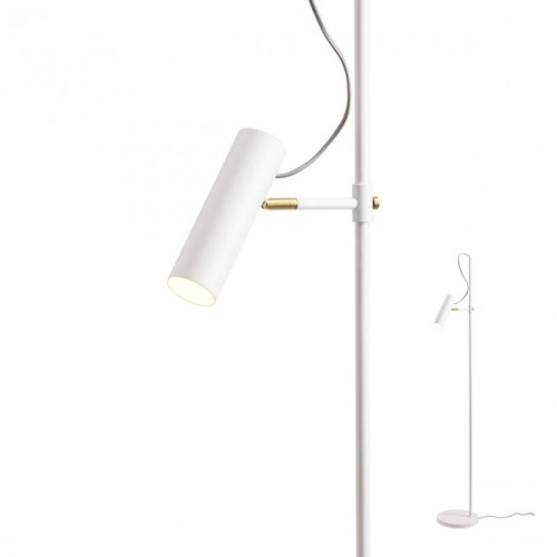 Lampadar orientabil Pivot alb mat 1xGU10 01-2370 Redo