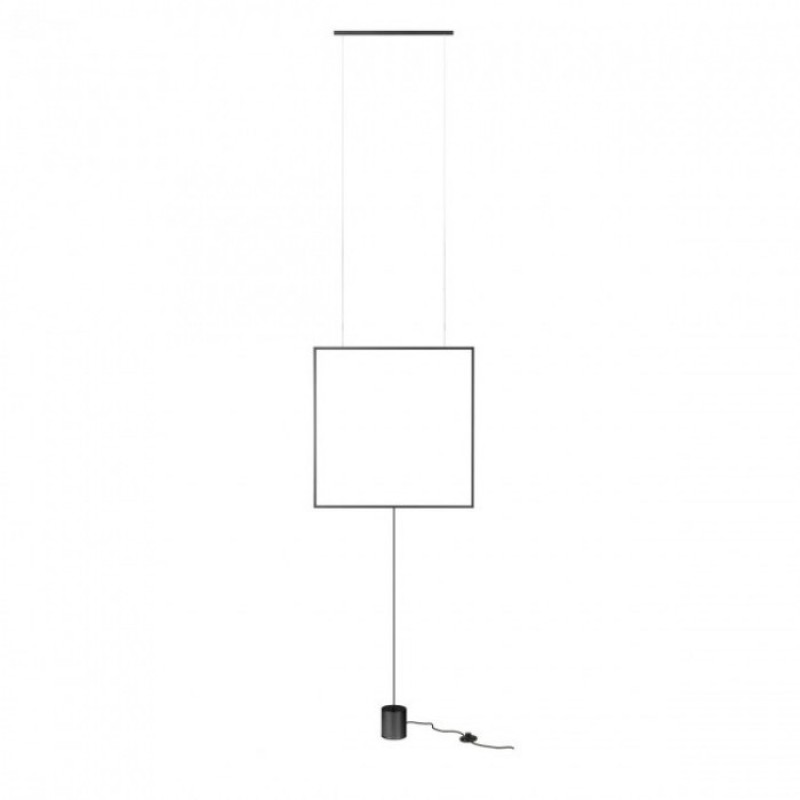 Lampadar/Suspensie Slick, negru mat, LED, 28W, 1735 lumeni, alb cald 3000K, 01-2134 Redo 