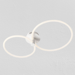 Plafoniera Spell, alb mat, LED, 43W, 3456 lumeni, alb cald 3000K, 01-2223 REDO