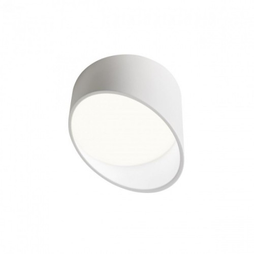 Plafoniera Redo moderna Uto alb mat 14 cm 18W 1278 lumeni alb cald 3000K