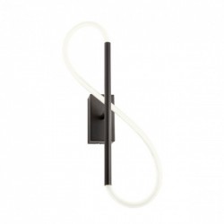 Aplica Corral, negru mat, LED, 12W, 1248 lumeni, 3000K, 01-2109 REDO