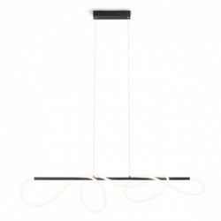 Suspensie Corral, negru mat, LED, 40W, 4080 lumeni, alb cald 3000K, 01-2115 REDO
