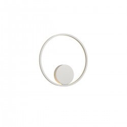 Aplica structura din aluminiu si metal vopsita alb mat ORBIT 01-1902