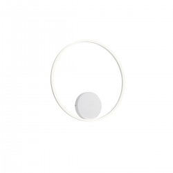 Aplica structura din aluminiu si metal vopsita alb mat ORBIT 01-1904