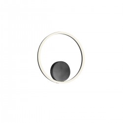 
									Aplica structura din aluminiu si metal vopsita negru mat  ORBIT 01-1942