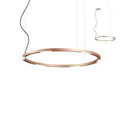 Suspensie  auriu mat LED 50W Union Redo 01-2206