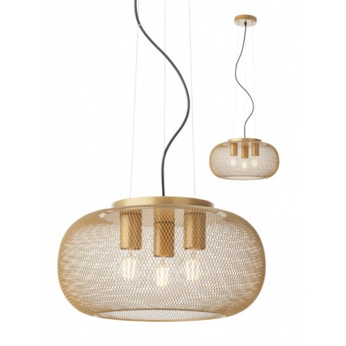 Suspensie Croket 01-3140, 3 x E27, auriu, modern