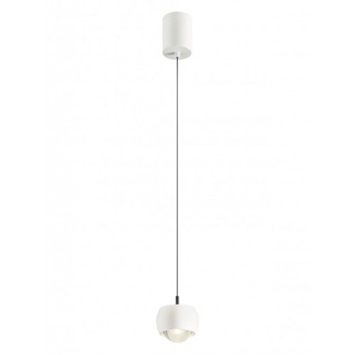 Suspensie Smarter Aves, alb mat, LED, 12W, 720 lumeni, alb cald 3000K, D.10 cm