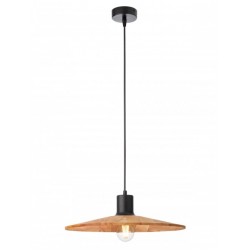 
									Suspensie Smarter Fresno, metal si lemn multistrat, 1XE27, D.40 cm, 01-4055