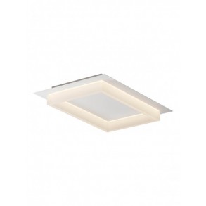 Plafoniera Smarter Perimetro, alb mat, LED CCT, 36W, 3000K-4000K-6500K, 2155 lumeni, L.50 cm, 05-974