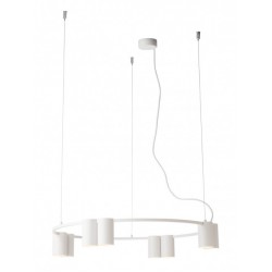 
									Suspensie Smarter Modi, alb, 8XGU10, D.64 cm, 01-3520