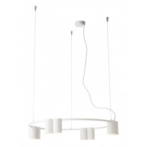 Suspensie Smarter Modi, alb, 8XGU10, D.64 cm, 01-3520