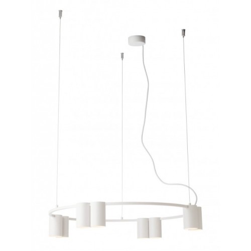 Suspensie Smarter Modi, alb, 8XGU10, D.64 cm, 01-3520