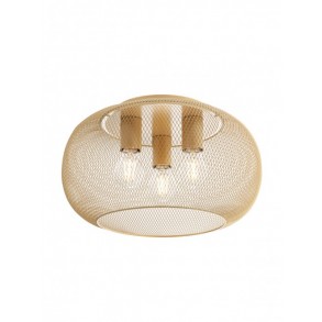 Plafonieră CROKET 3xE27/42W/230V d. 40 cm auriu Redo 01-3139