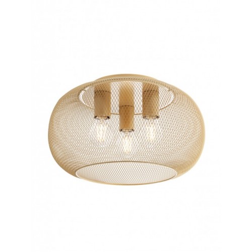 Plafonieră CROKET 3xE27/42W/230V d. 40 cm auriu Redo 01-3139